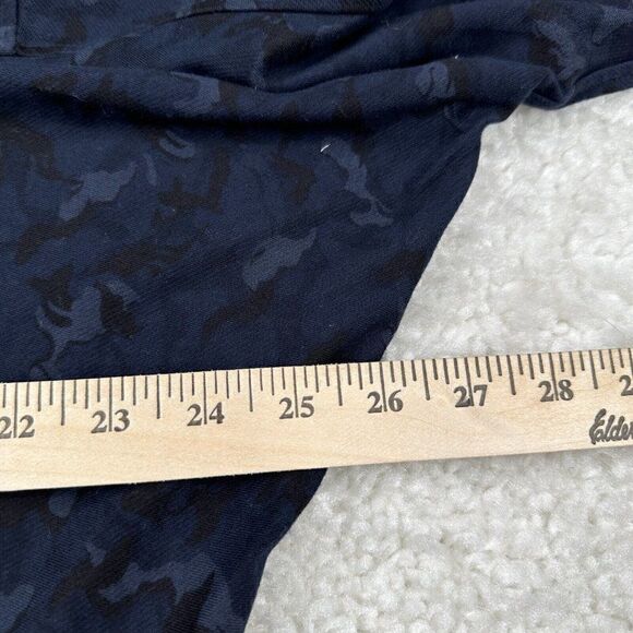 Athleta Farallon Cropped Sweatshirt Blue Camo - Picture 7 of 11